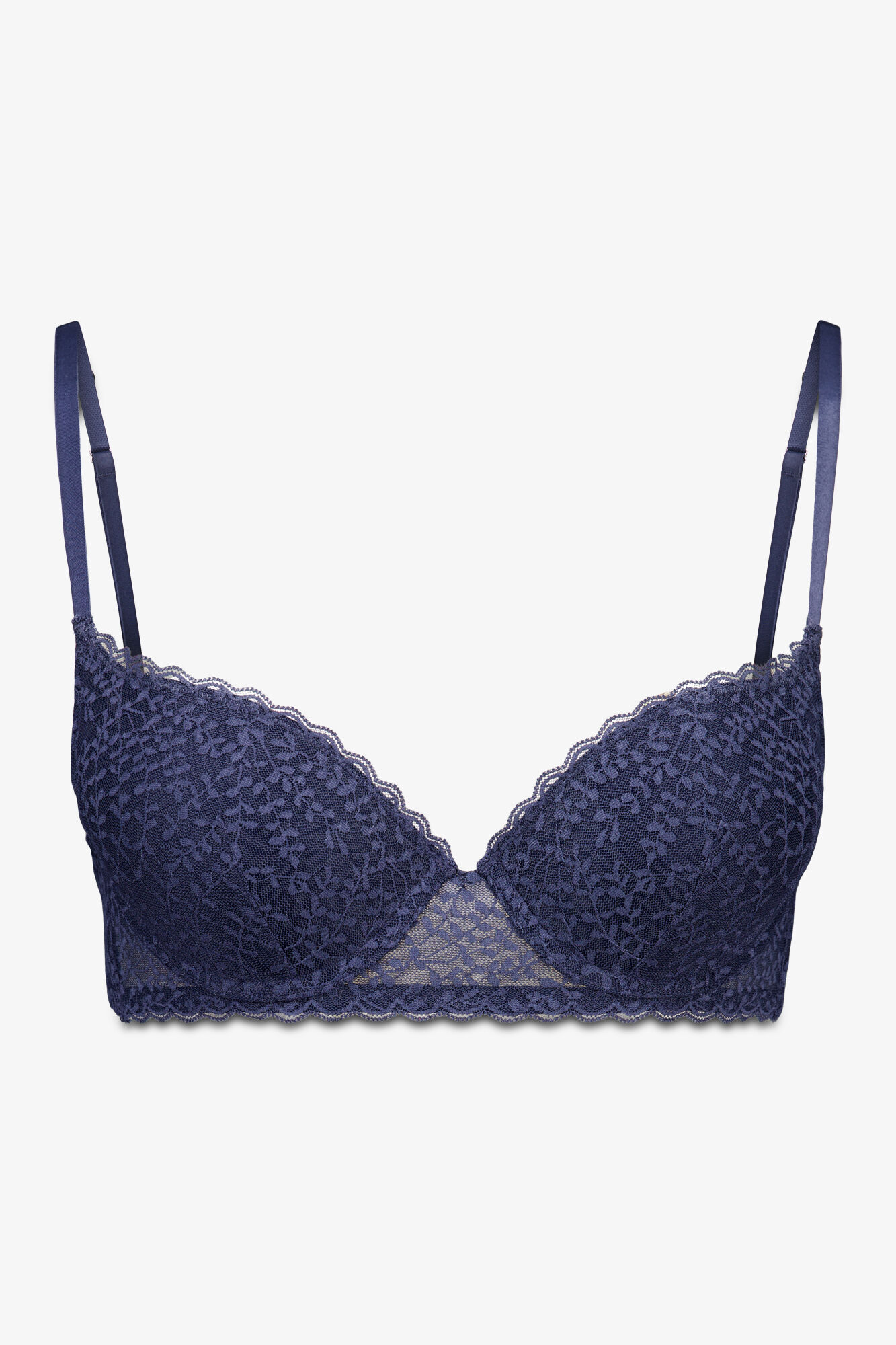Women'secret GORGEOUS brasier push-up de encaje azul azul