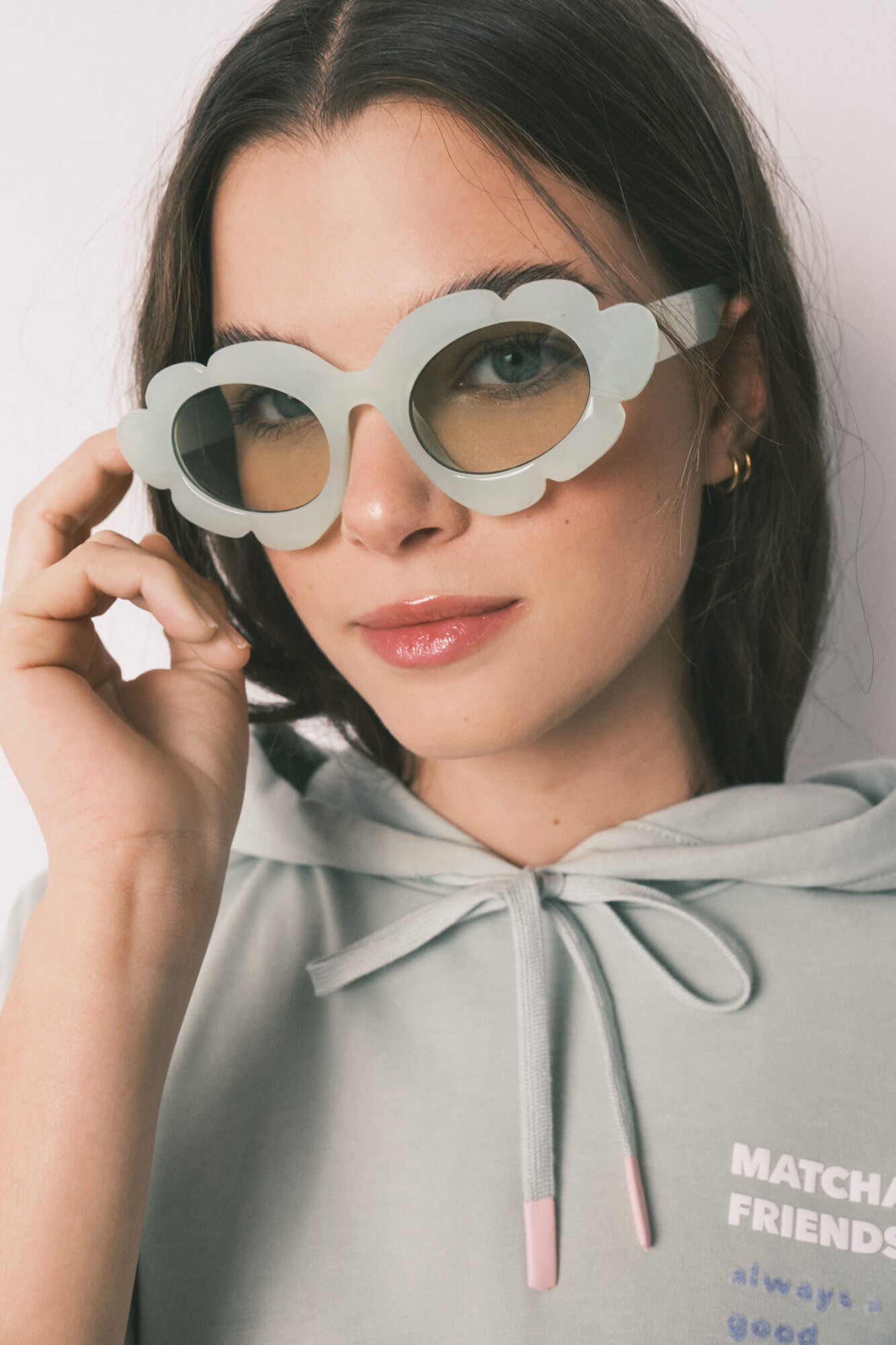 HI&BYE Lentes de sol con funda verde