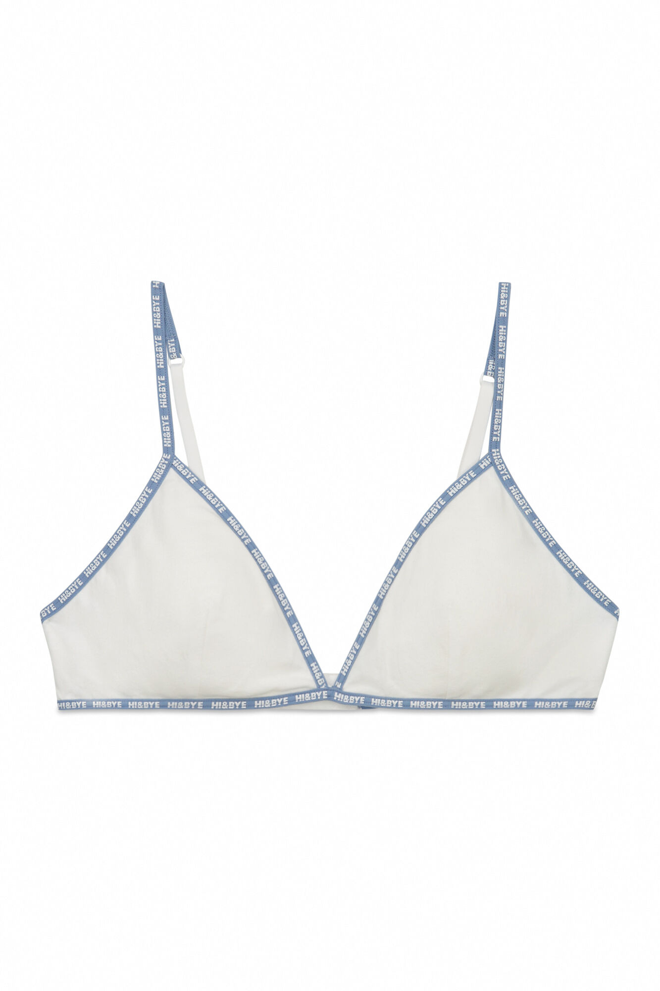 HI&BYE Brasier triangular blanco marfil