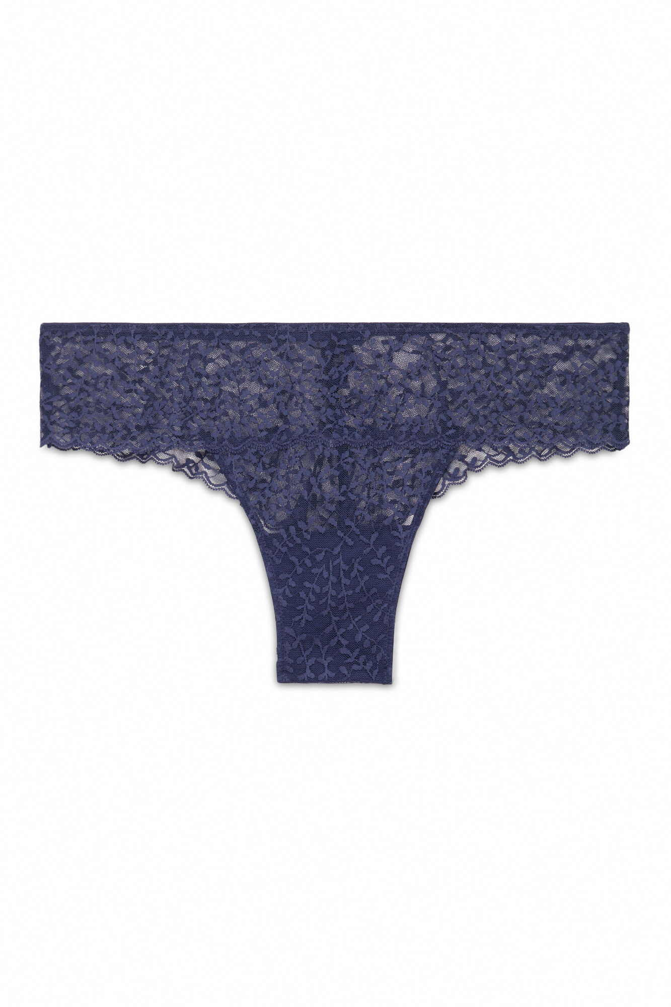 Women'secret Panty brasile&ntilde;o ancha de encaje azul azul