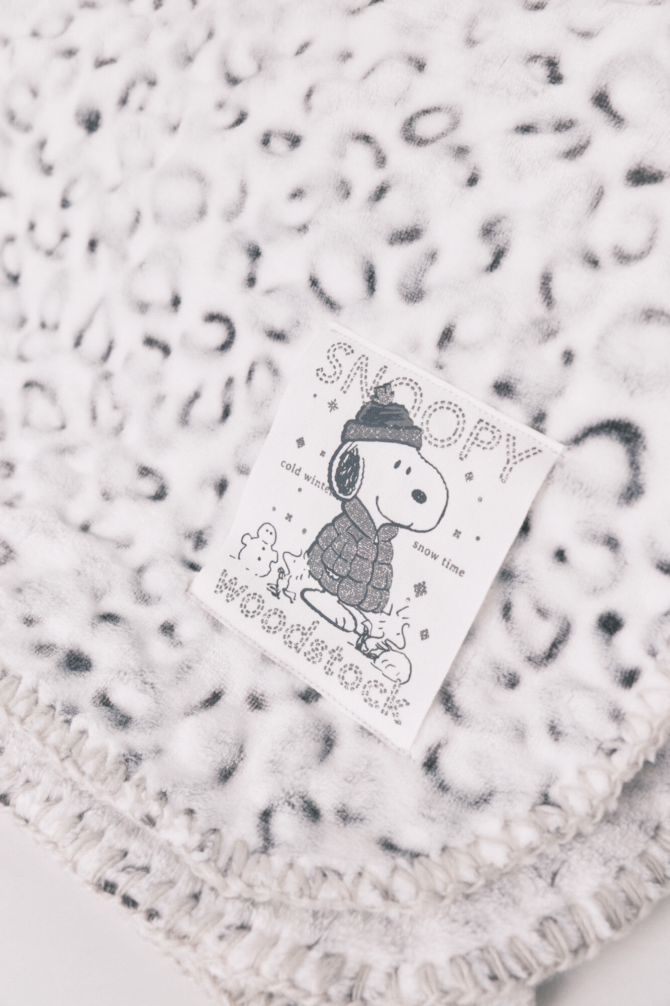 Women'secret Manta para el hogar con estampado animal de Snoopy