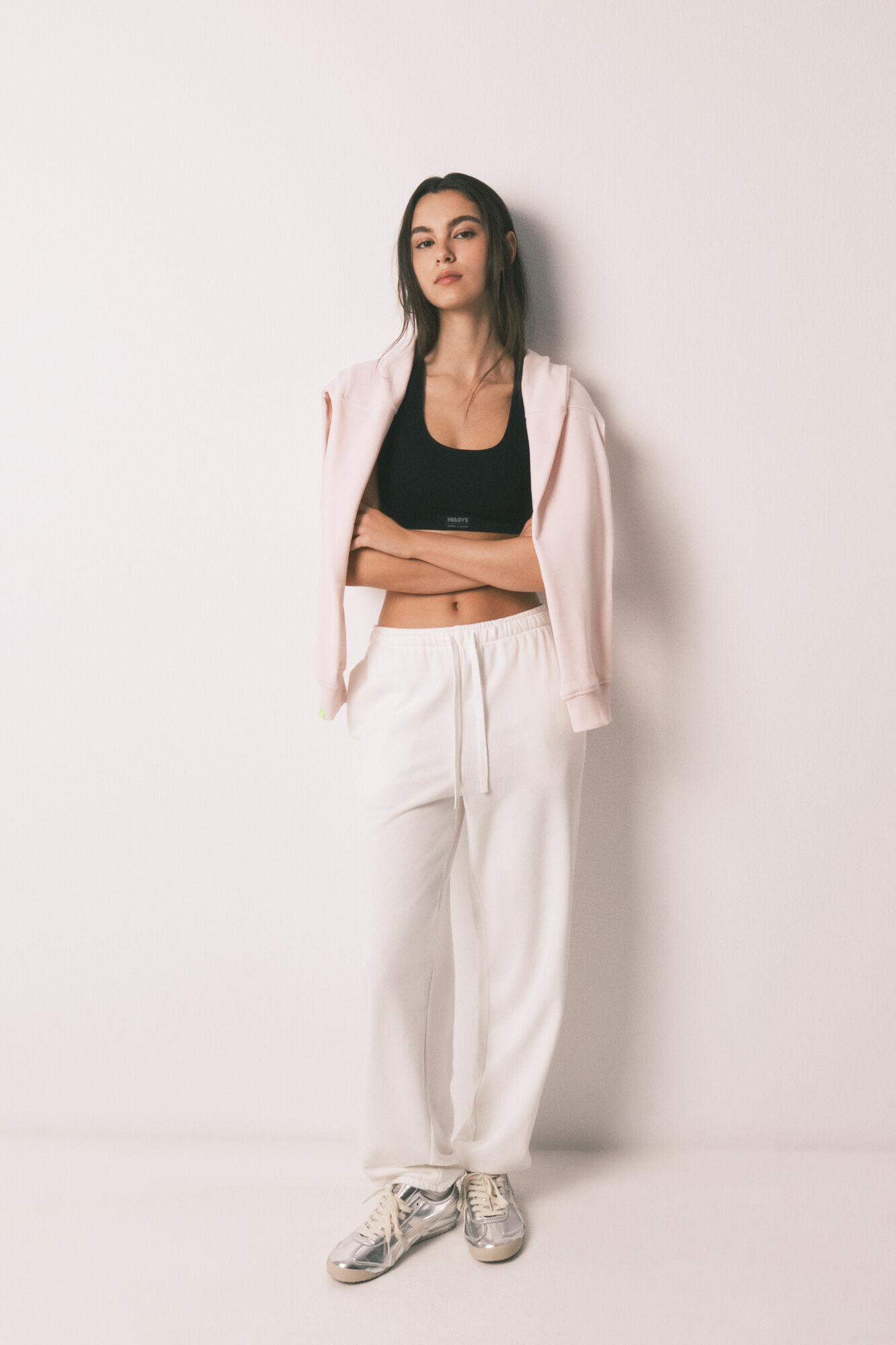 HI&BYE Brasier deportivo sin costuras negro negro