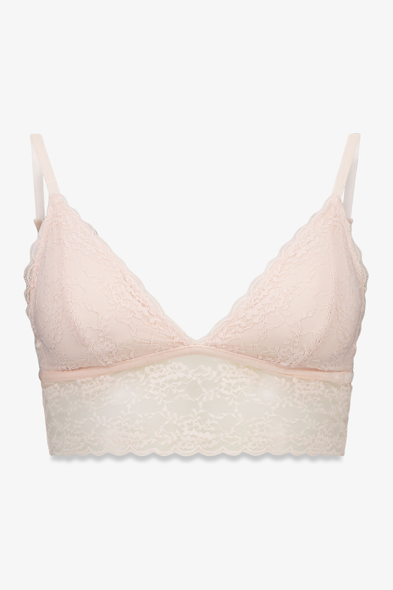 Women'secret LOVELY bralette triangular de encaje rosa rosa