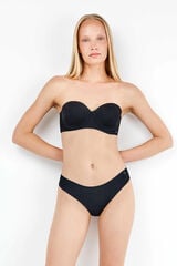 Gisela Panty cl&aacute;sica invisible de microfibra negro