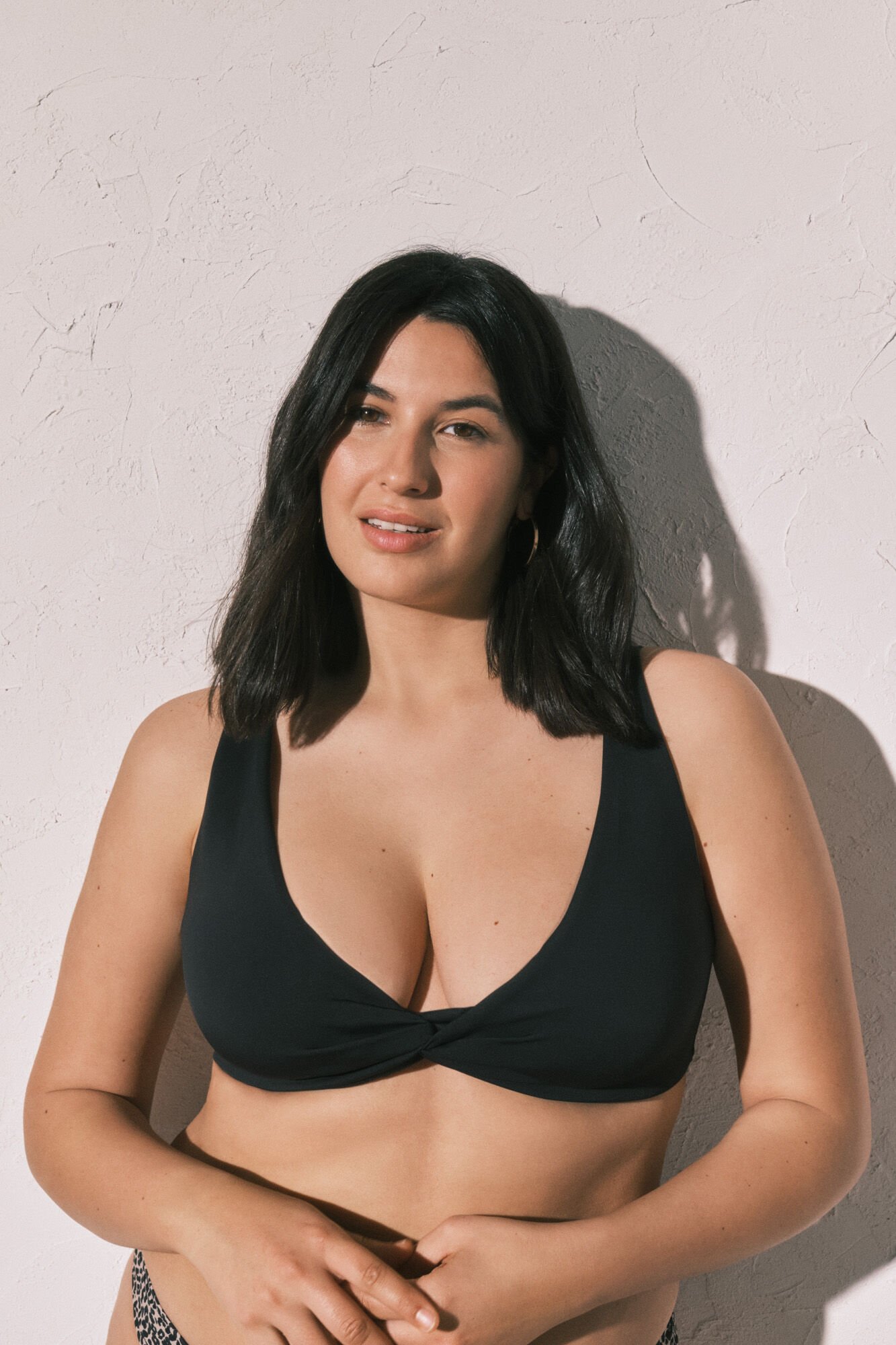 Women'secret Top bikini halter de capacidad negro negro