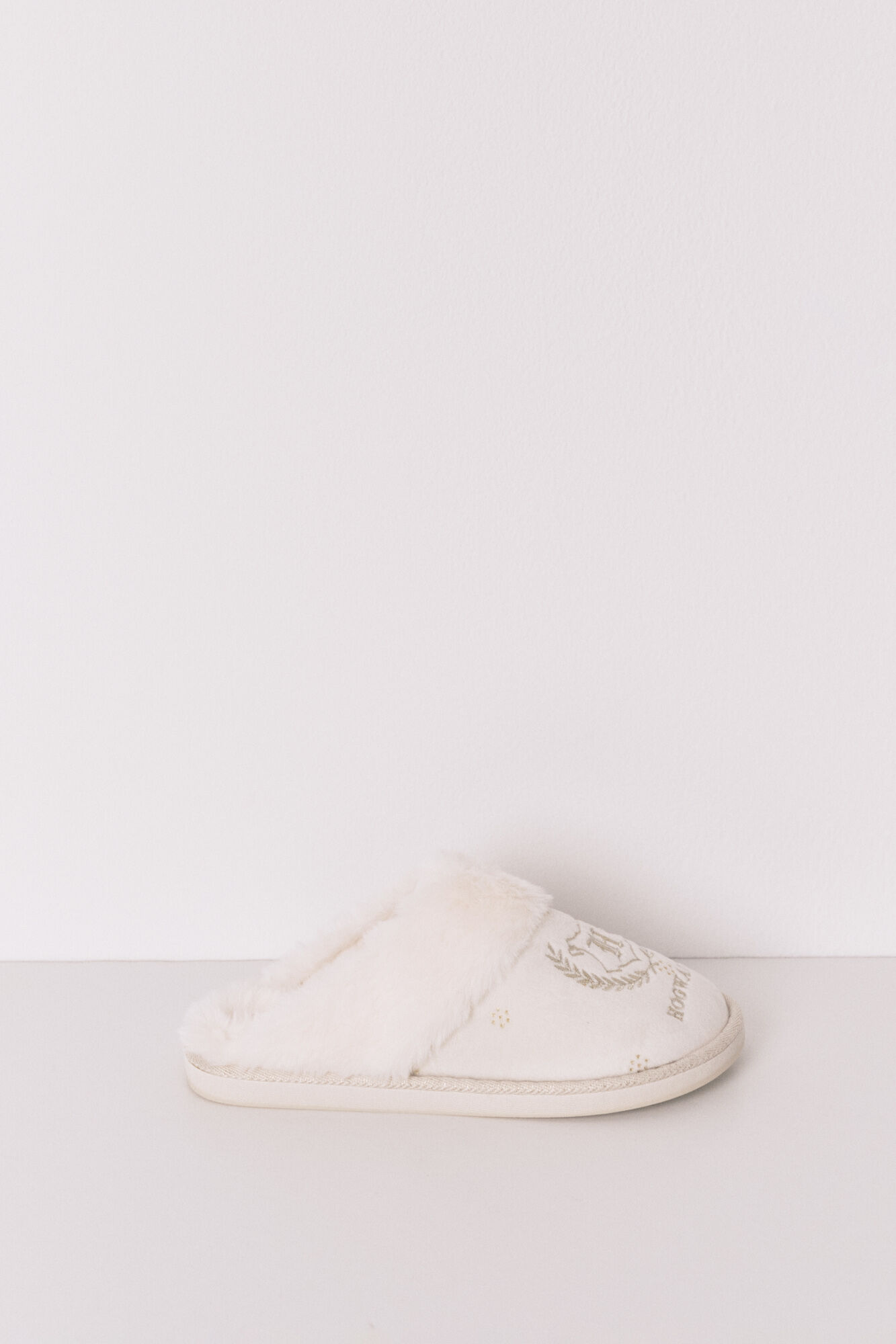Women'secret Zapatillas de casa blanco Harry Potter lurex marfil