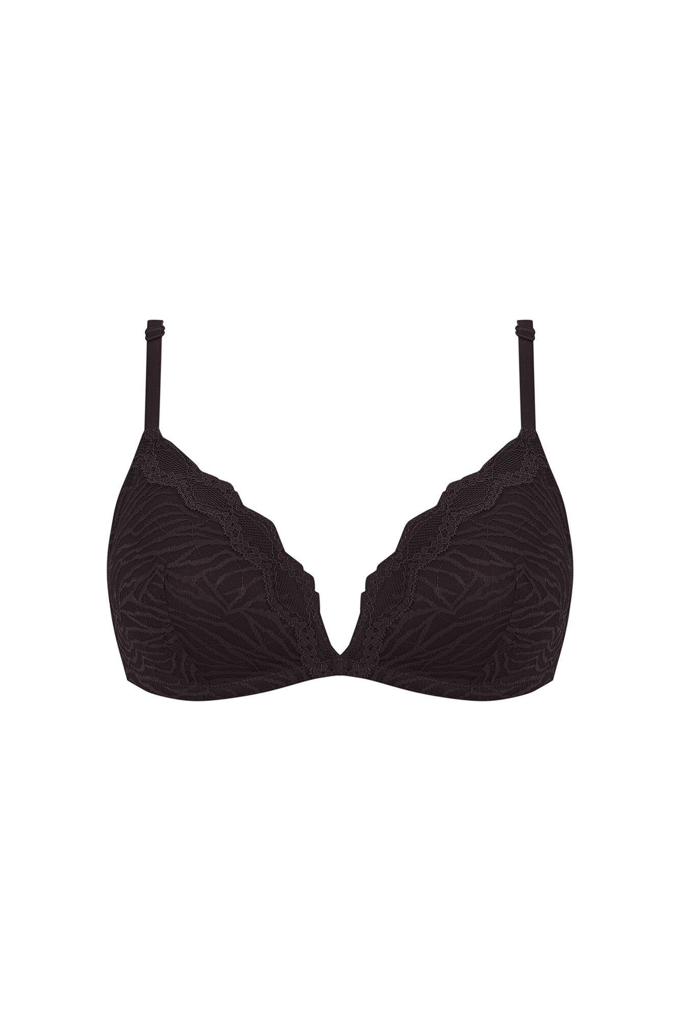 Women'secret Brasier CHARMING microfibra y encaje negro negro