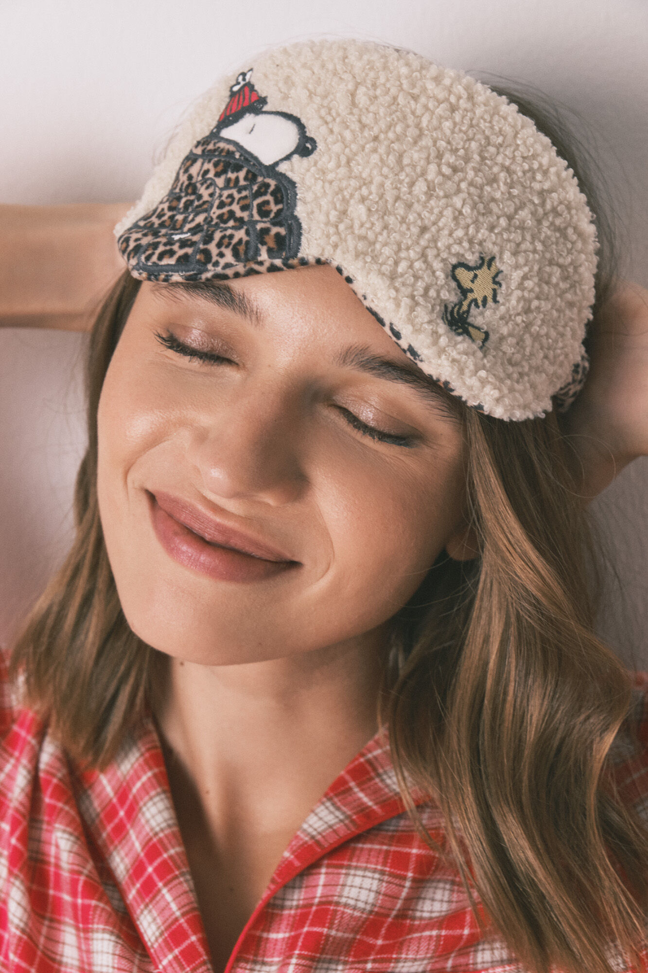 Women'secret M&aacute;scara para dormir de borrego de Snoopy