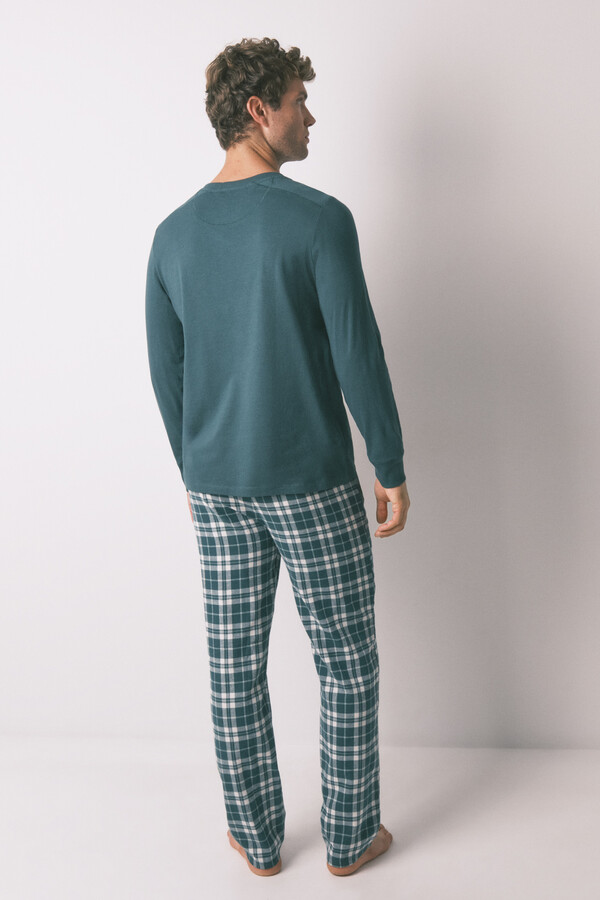 Women'secret pijama larga verde