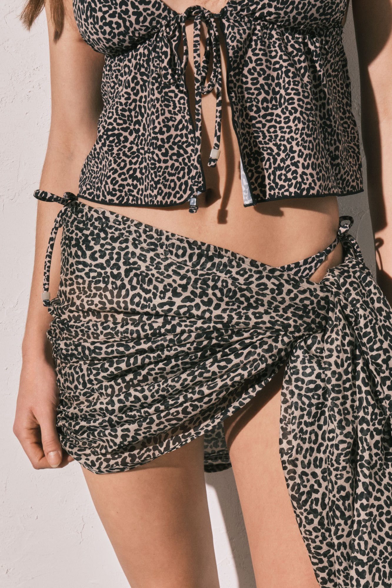 Women'secret Pareo midi animal print blanco
