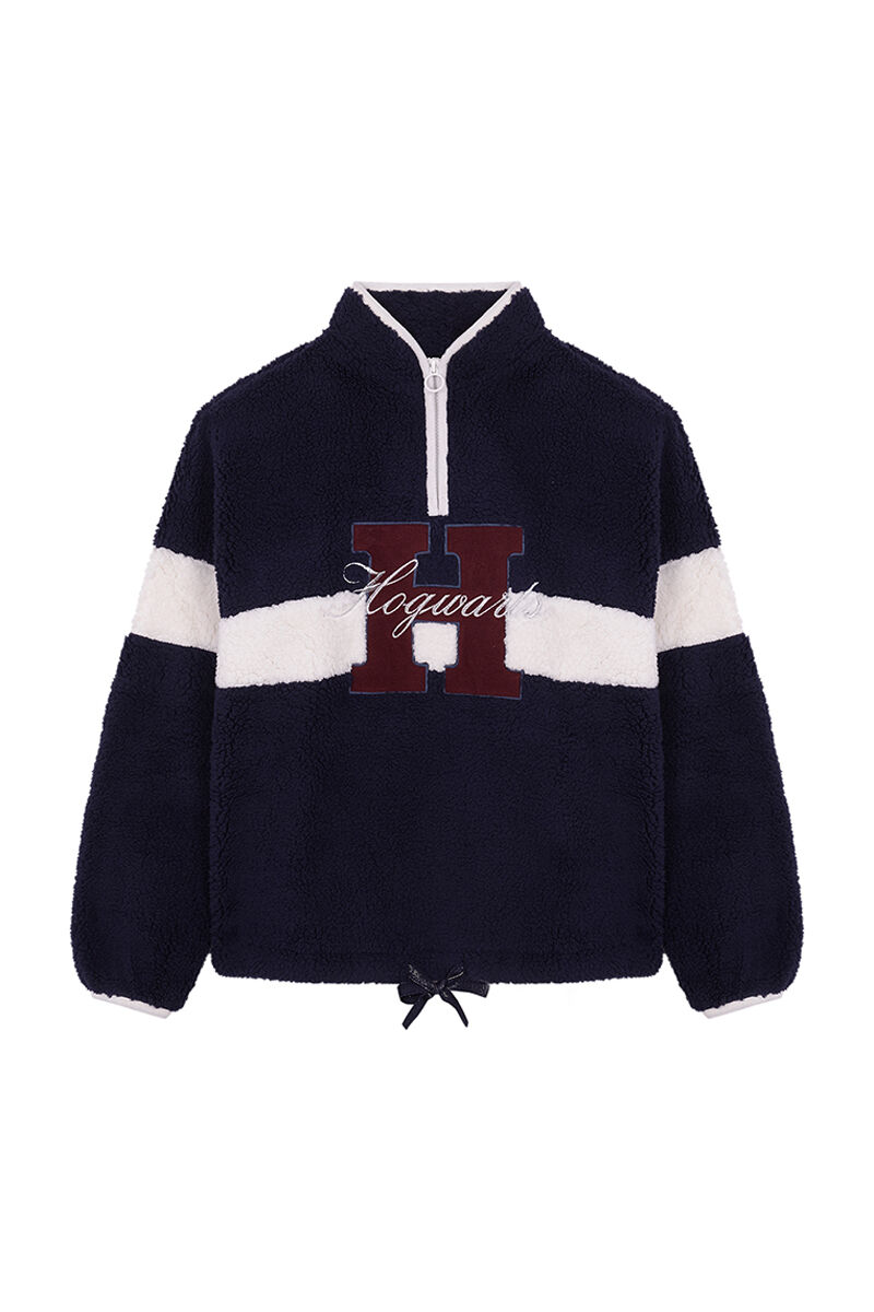 Sudadera Harry Potter borreguito azul marino Sudaderas para