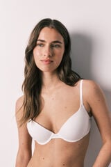 Women'secret Brasier push up de algod&oacute;n blanco GORGEOUS marfil