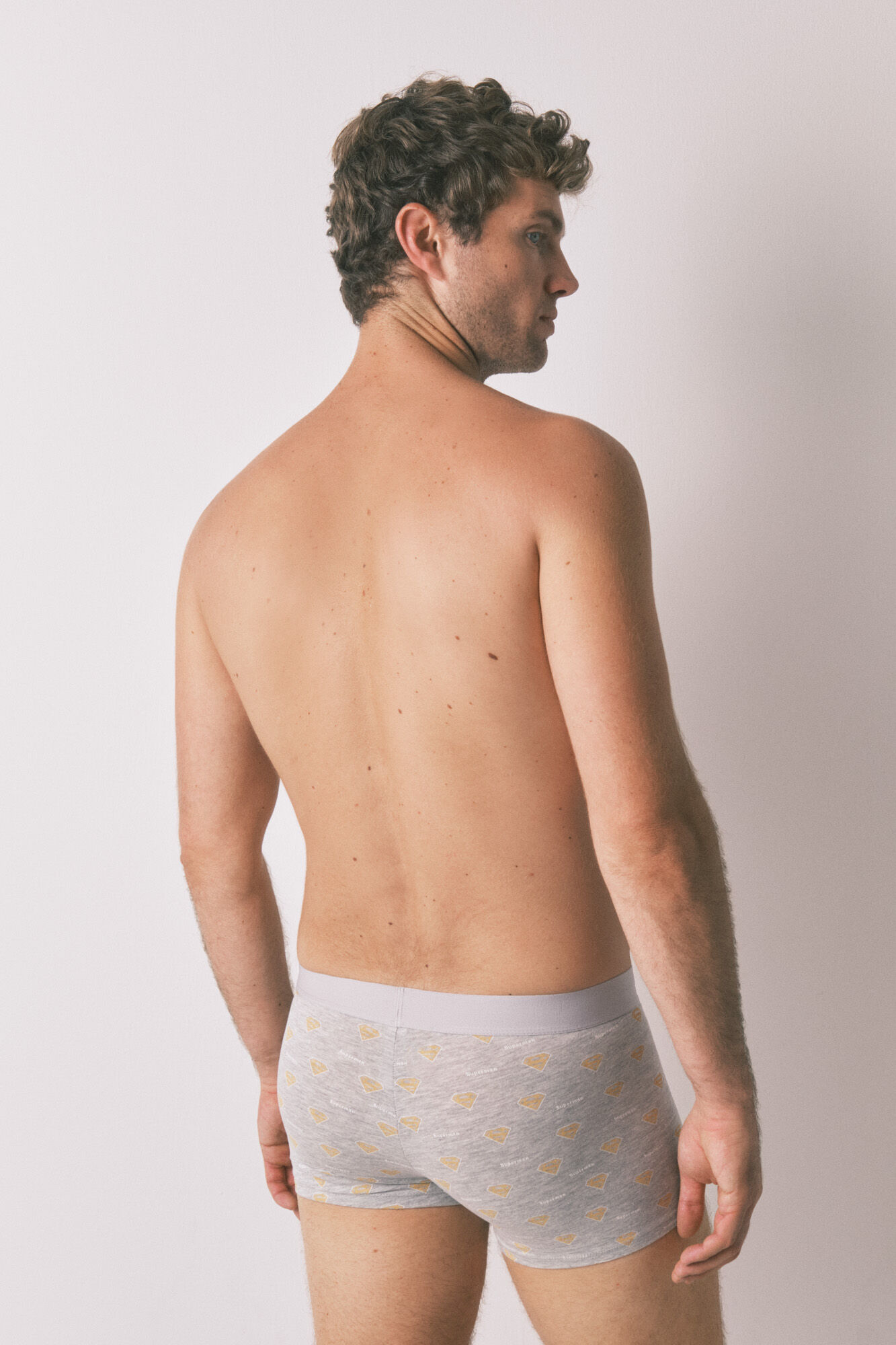 Women'secret Pack de 2 boxer grises de Superman gris