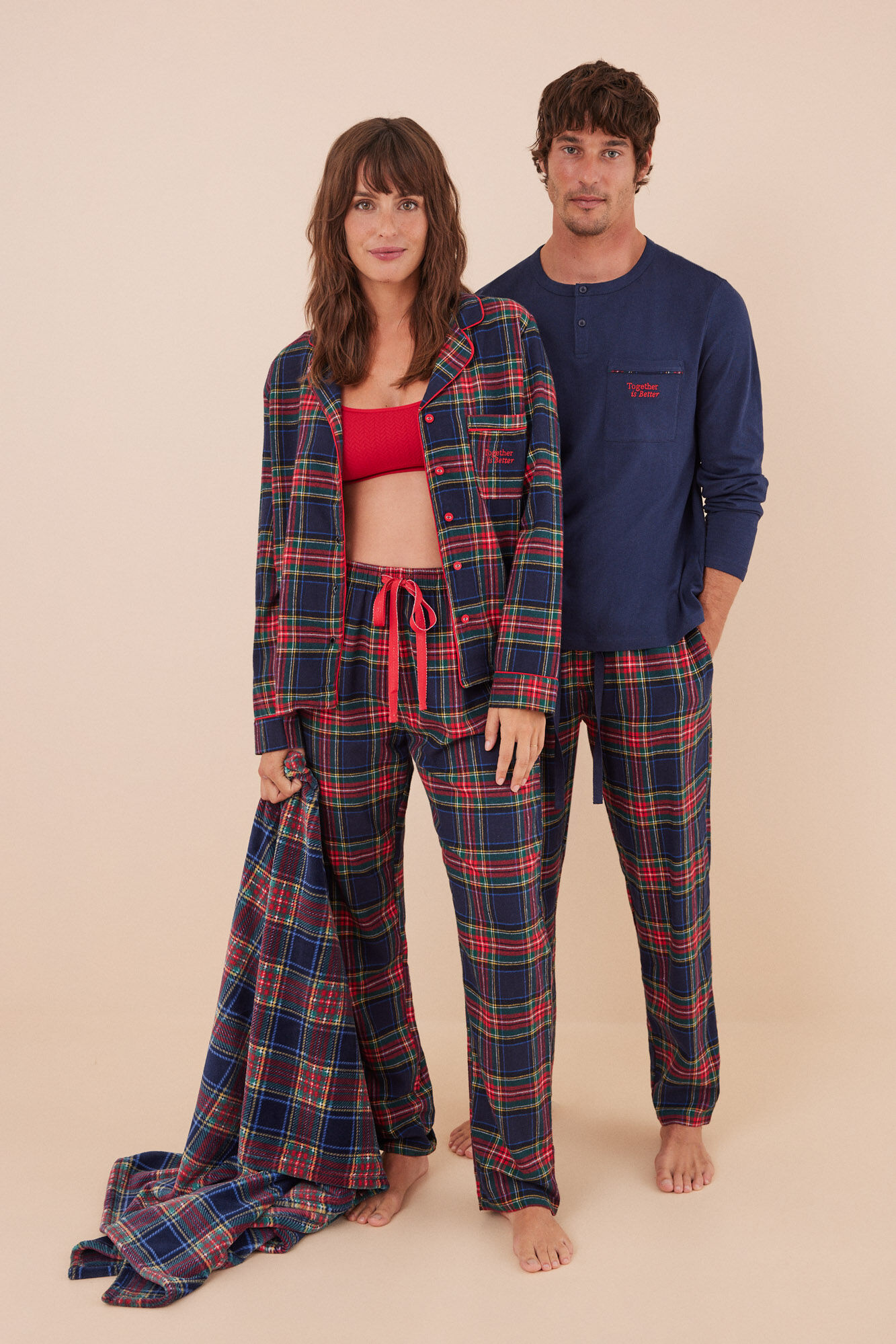 Pijama hombre 100 algodon cuadros Pijamas de hombre Springfield MX