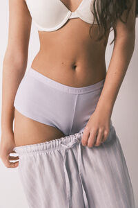 HI&BYE Pack 2 panties b&oacute;xer de algod&oacute;n lila y verde