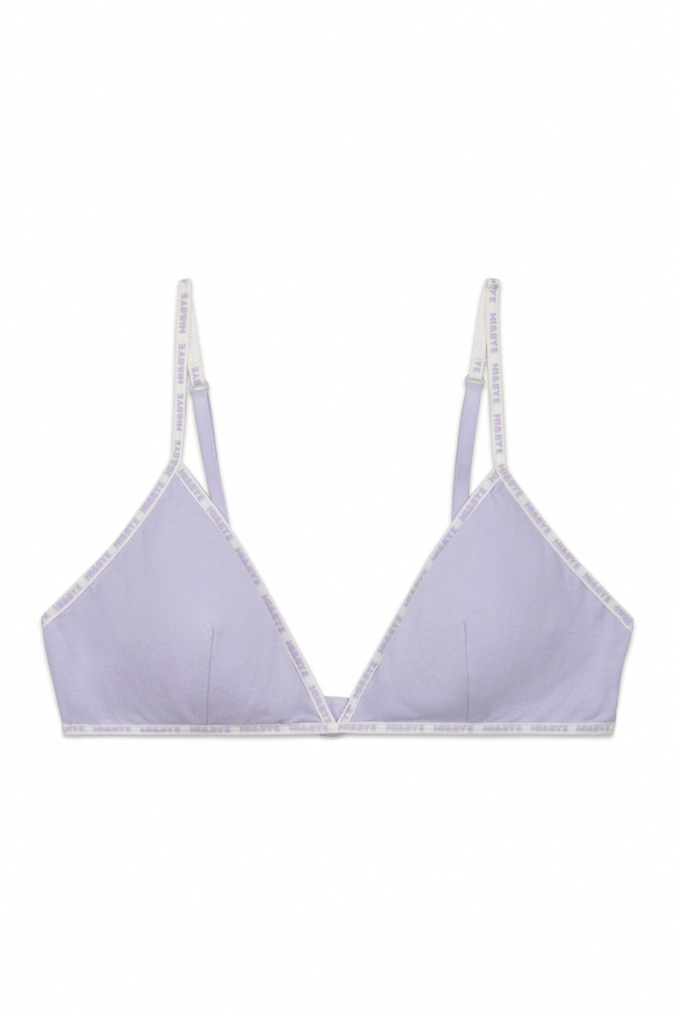 HI&BYE Brasier triangular lila morado/lila