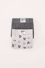 Womensecret Pack de 2 boxer de algodón de Star Wars gris