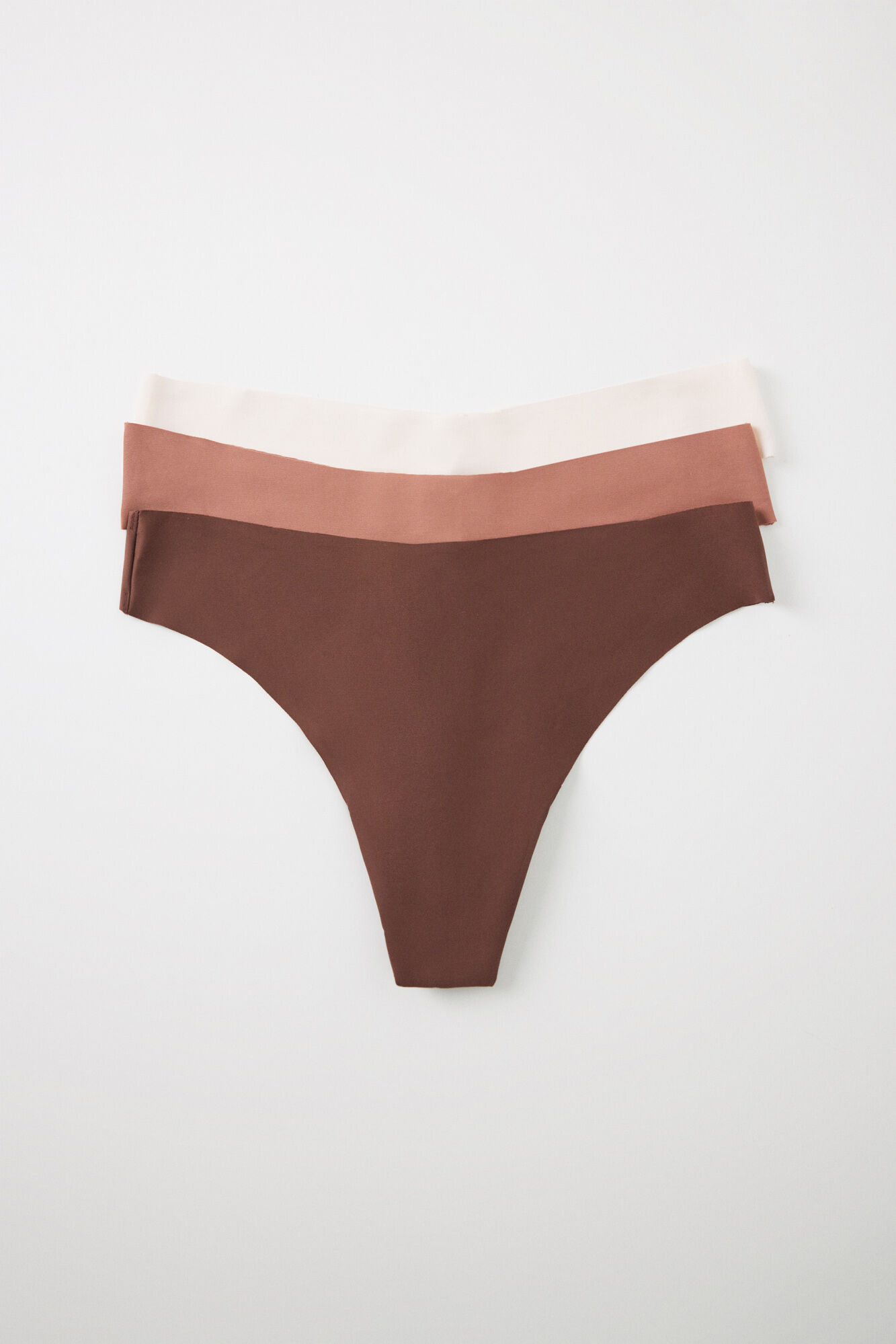 Women'secret Pack 3 tangas microfibra  blanco