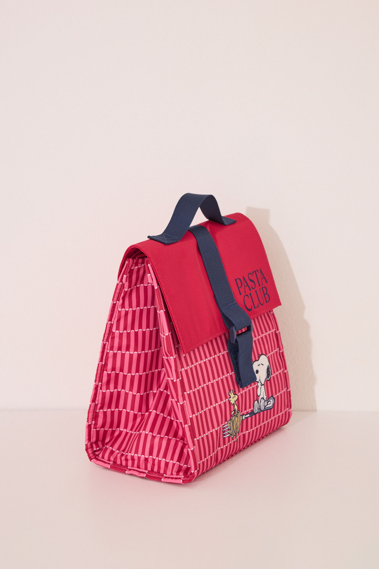 Women'secret Bolsa t&eacute;rmica de nailon para alimentos de Snoopy estampado