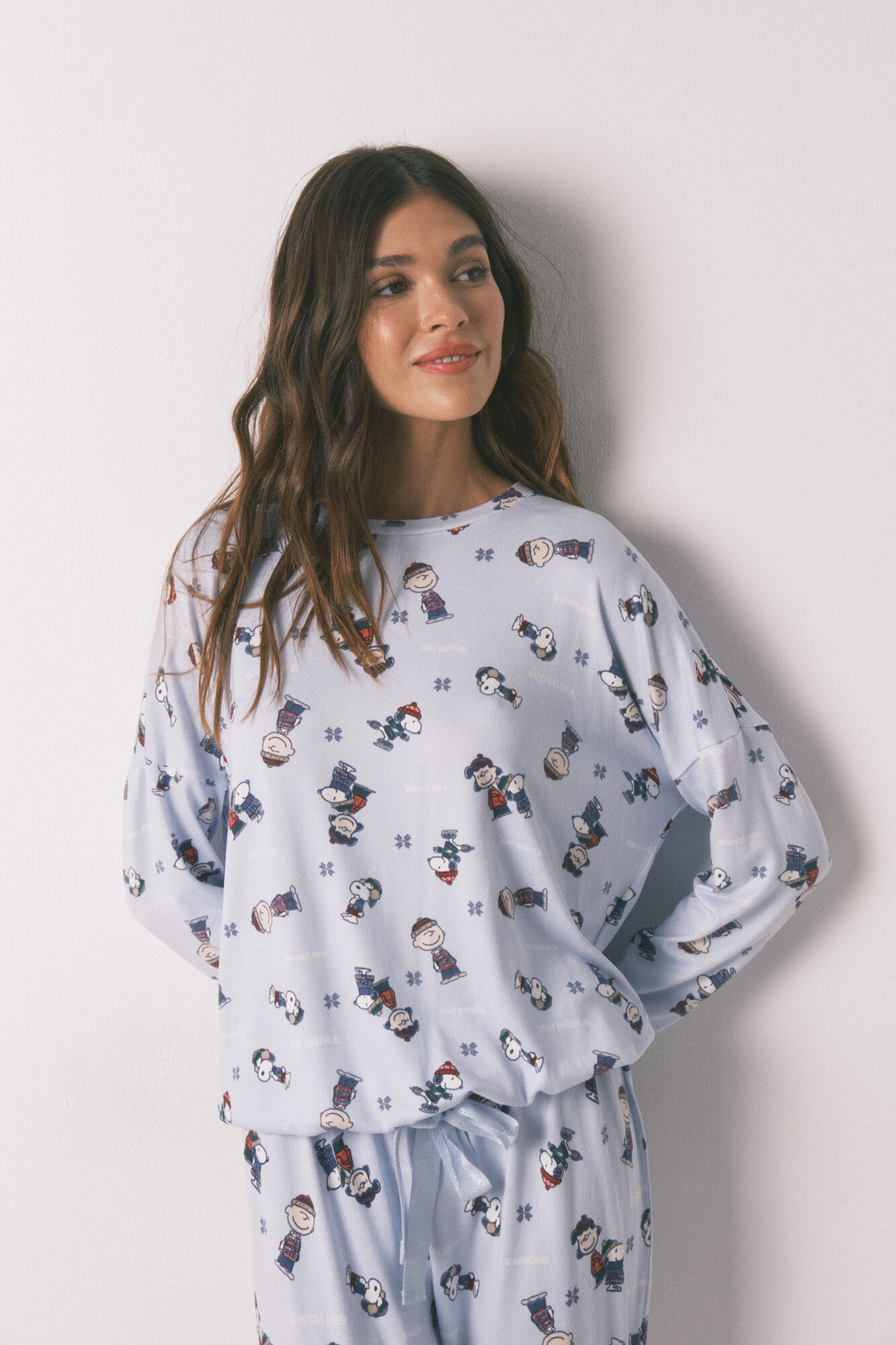 Women'secret Pijama larga de Snoopy s&uacute;per suave