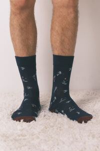 Women'secret Pack de 3 calcetines largos de esquí de algodón 