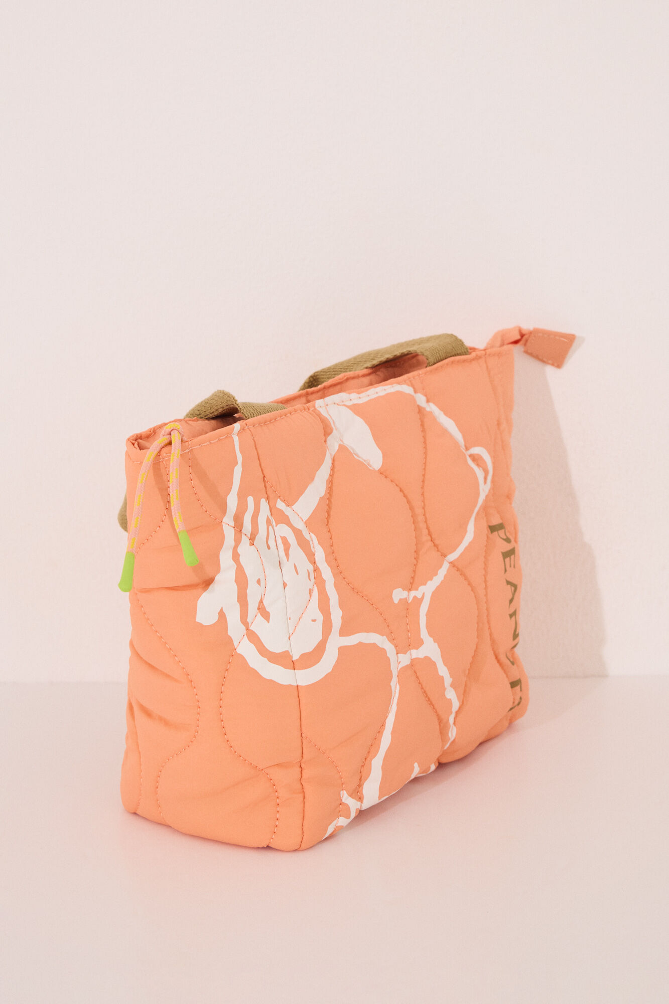 Women'secret Bolsa t&eacute;rmica de transporte de alimentos de nailon con relleno de Snoopy naranja