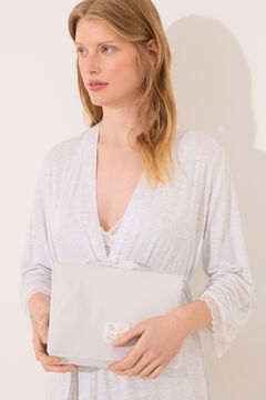 Womensecret Cambiador de bebé de goma gris Moomin estampado