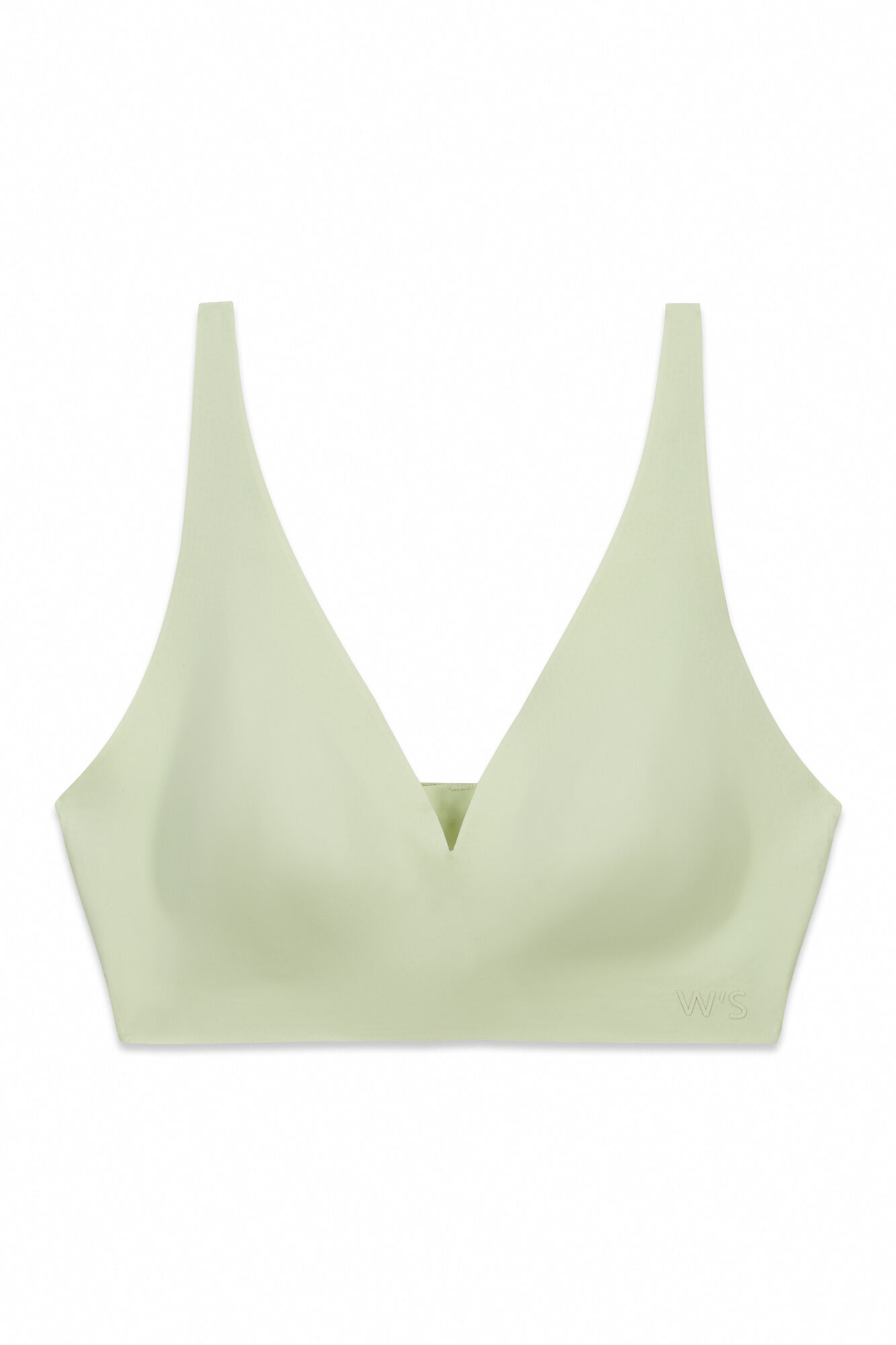 Women'secret Top cuello halter liso de corte limpio verde verde