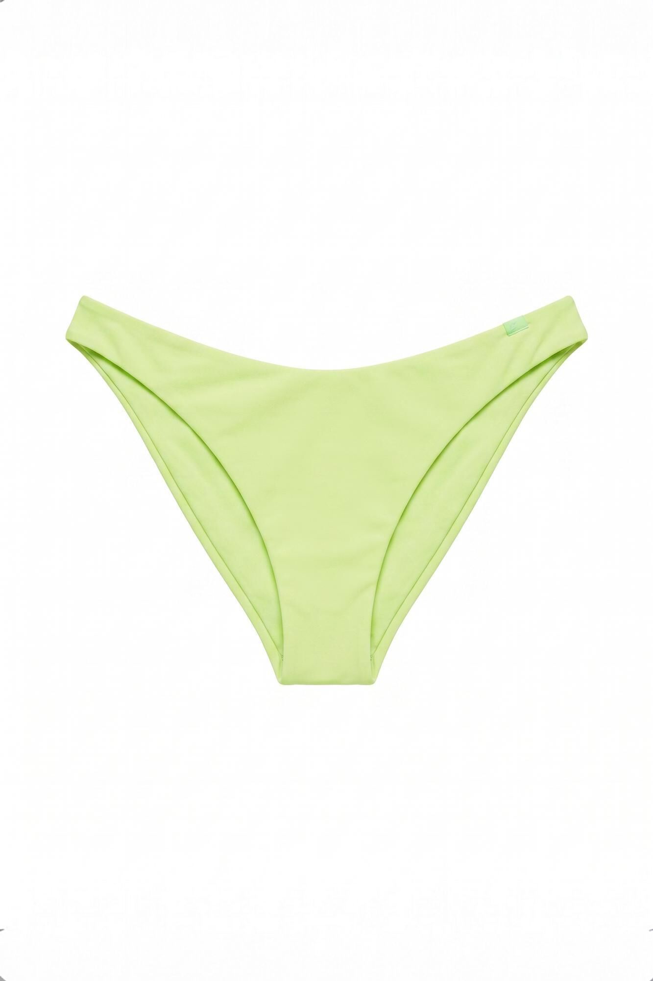 HI&BYE Panty de bikini brasile&ntilde;o amarillo estampado