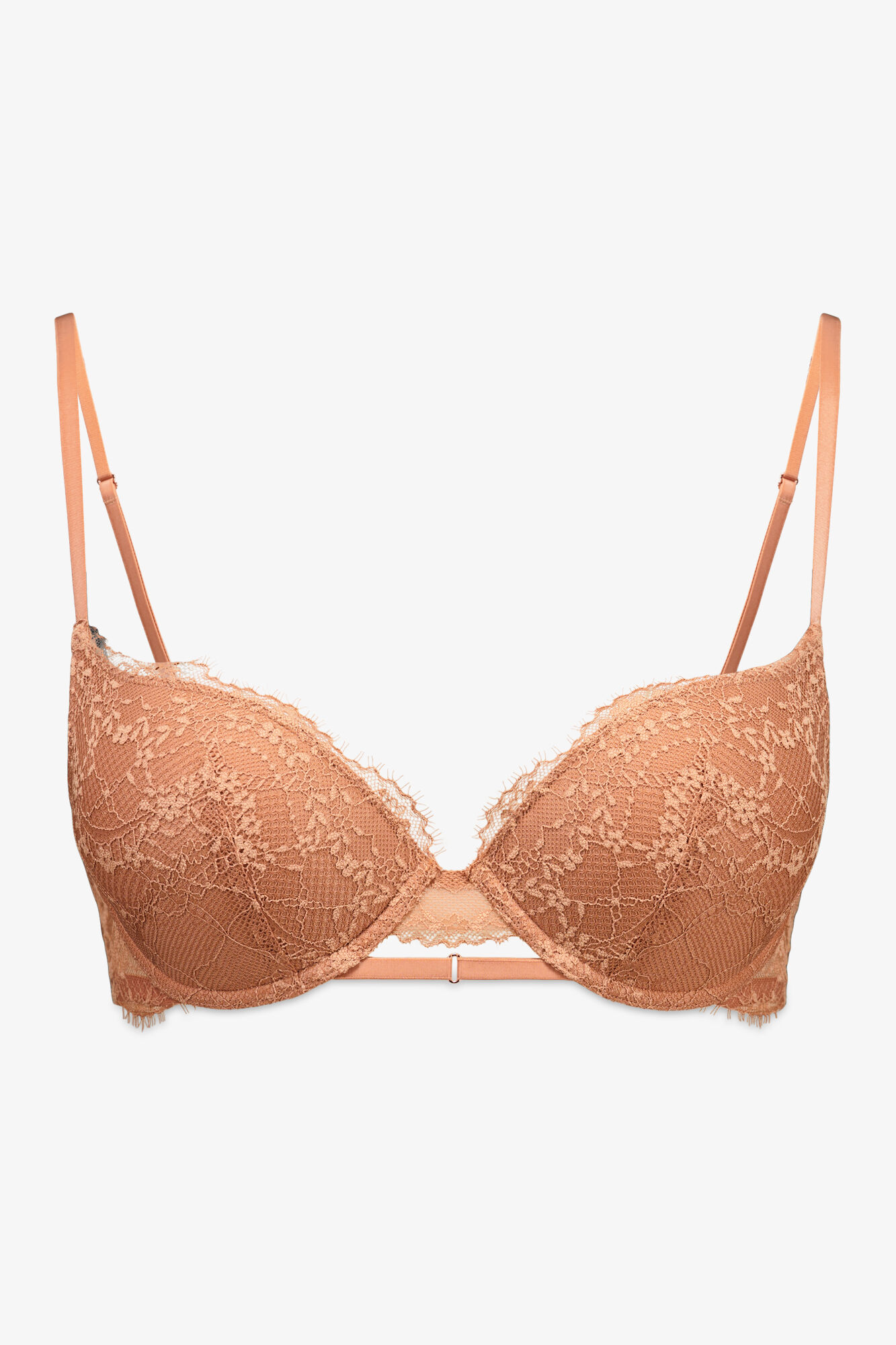 Women'secret GORGEOUS brasier push-up de encaje naranja naranja