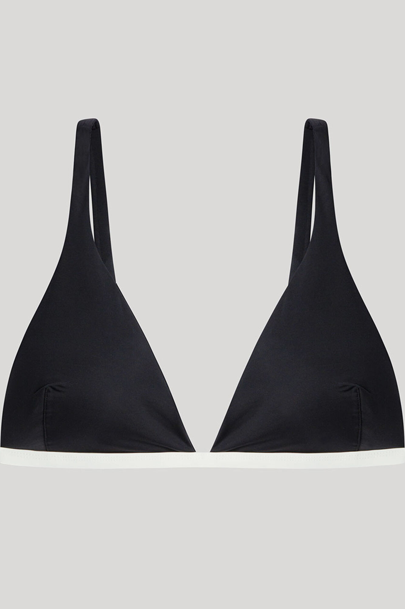 Gisela Top de bikini triangular negro negro