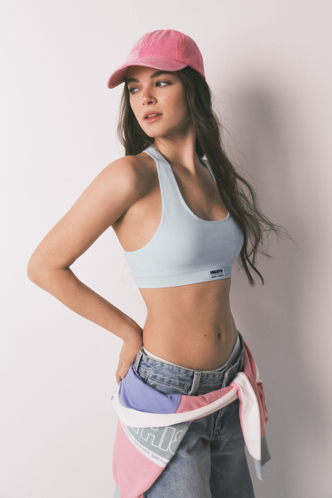 HI&BYE Brasier deportivo sin costuras verde verde