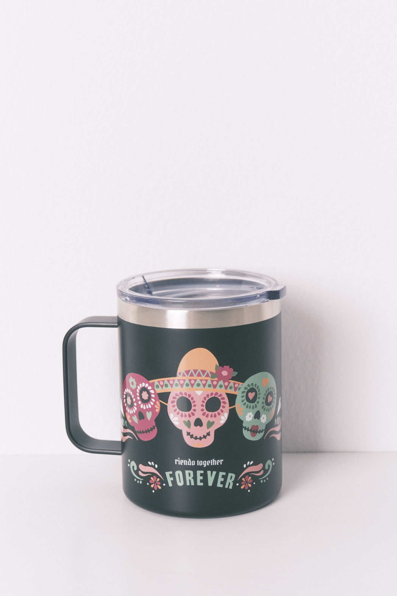 Women'secret Taza t&eacute;rmica con estampado de catrina