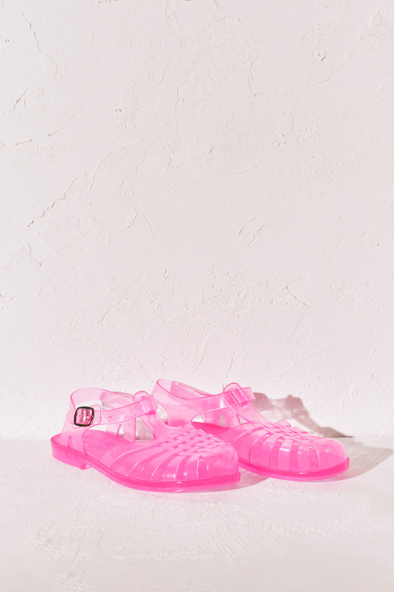 Women'secret Sandalias cangrejeras jelly rosa rosa