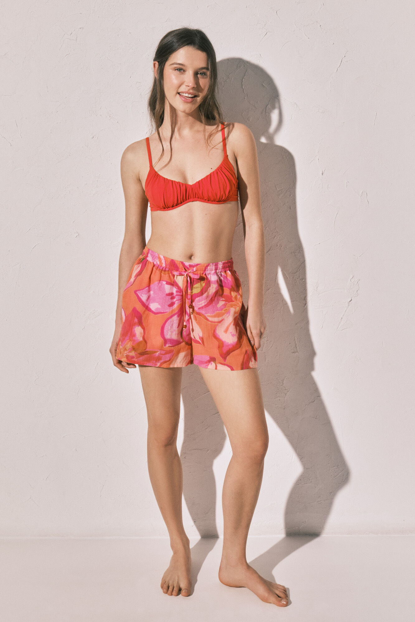 Women'secret Short estampado maxi floral estampado
