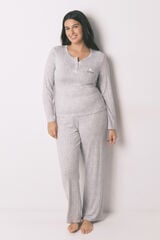 Women'secret Pijama larga con estampado animal de Miffy estampado