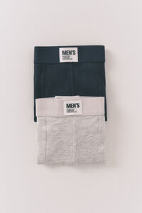 Women'secret Pack de 2 boxer liso azules