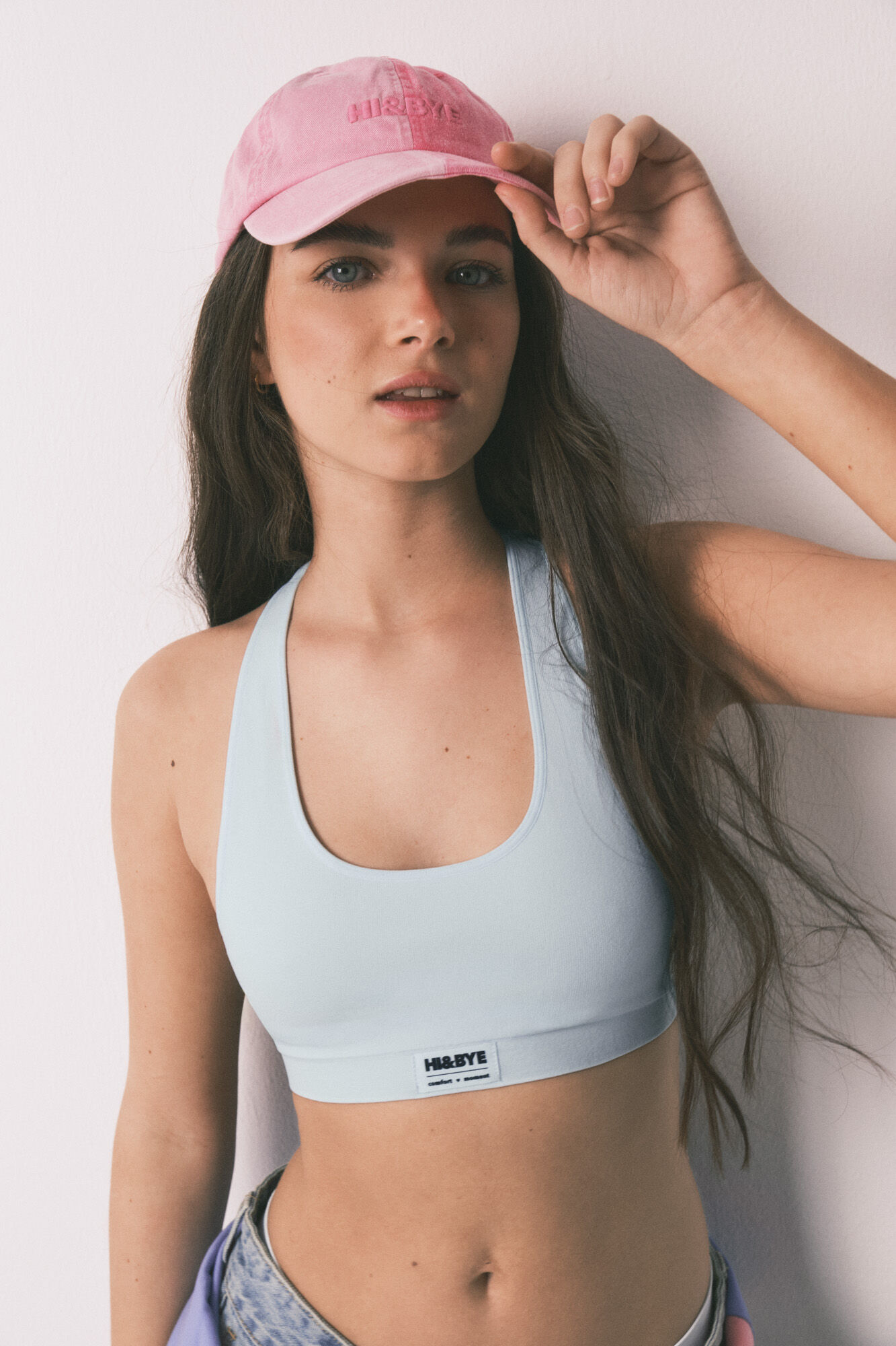 HI&BYE Brasier deportivo sin costuras verde