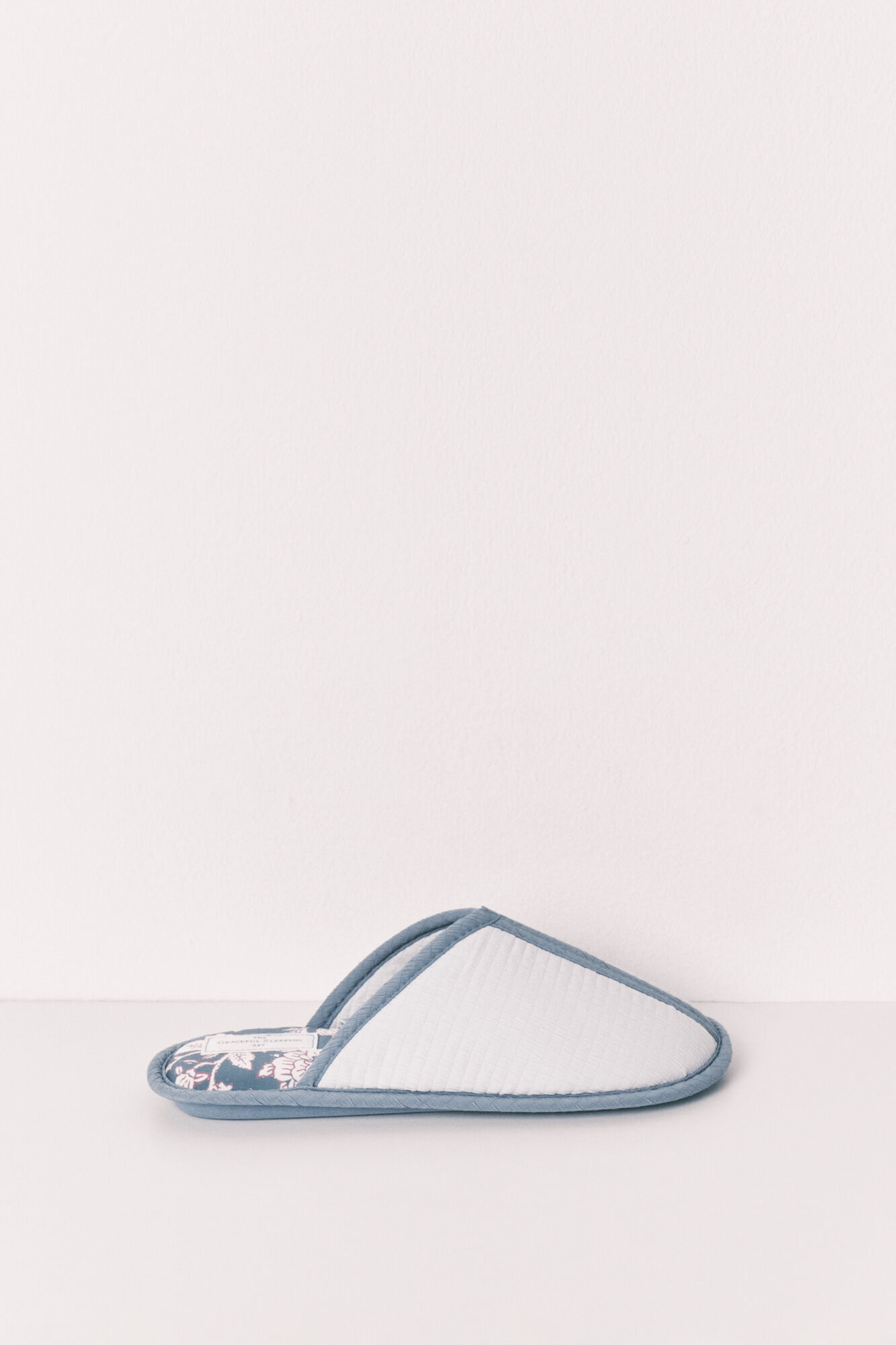 Women'secret Pantuflas estampadas azules azul