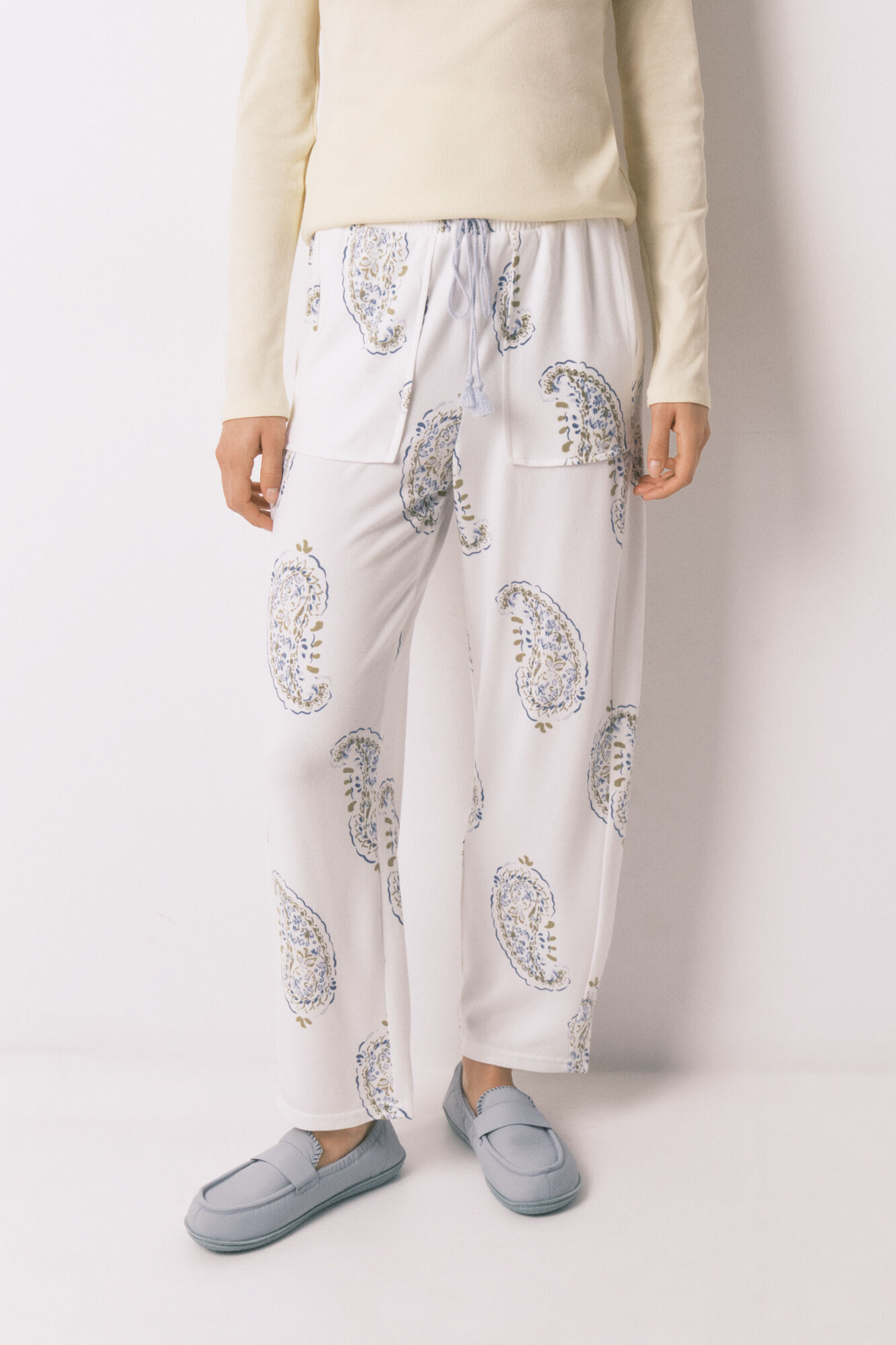 Women'secret Pantal&oacute;n largo estampado Paisley