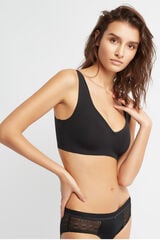 Gisela Brasier push-up sin costuras negro
