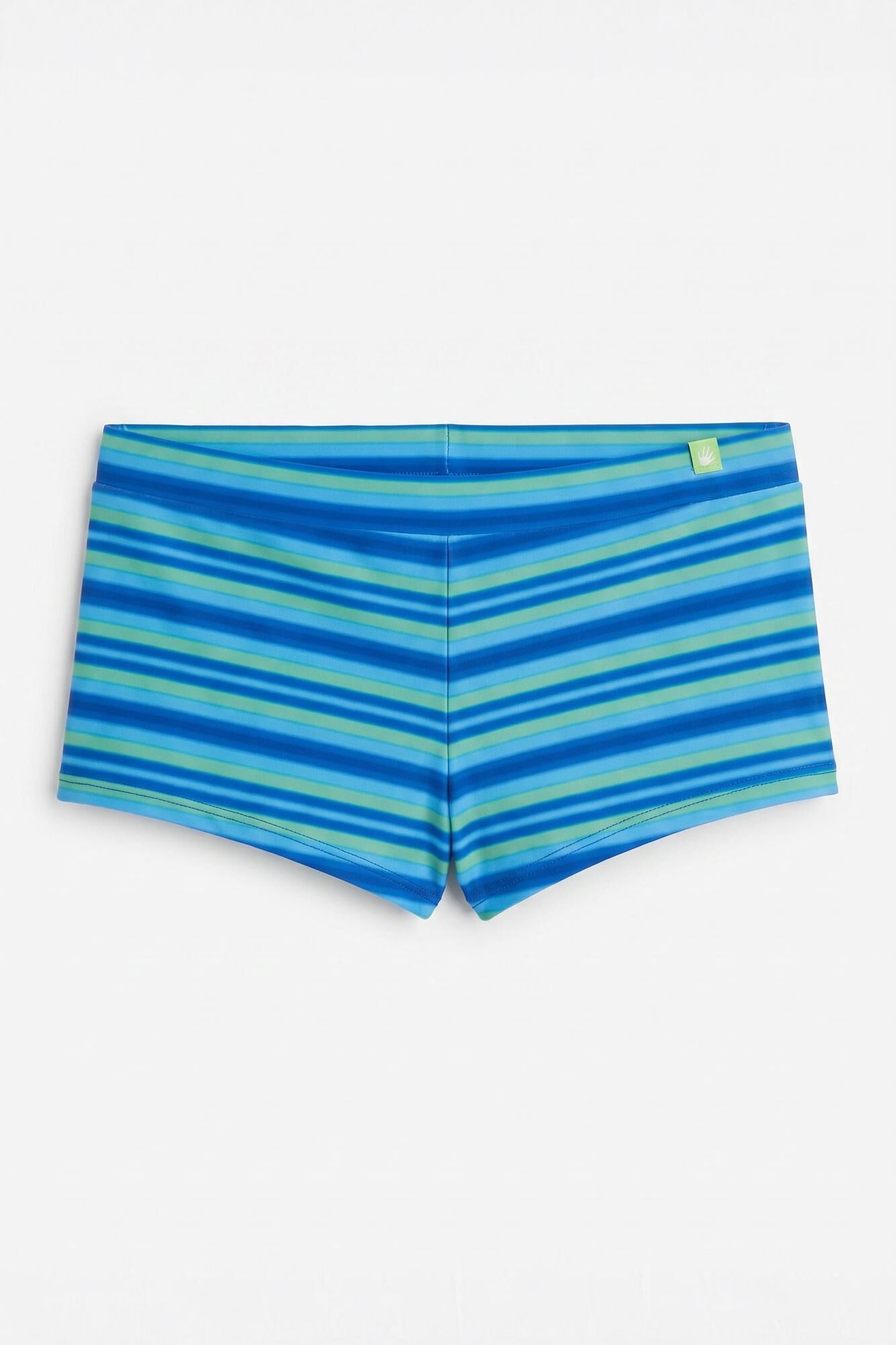 HI&BYE Panty bikini b&oacute;xer estampado de rayas azul estampado