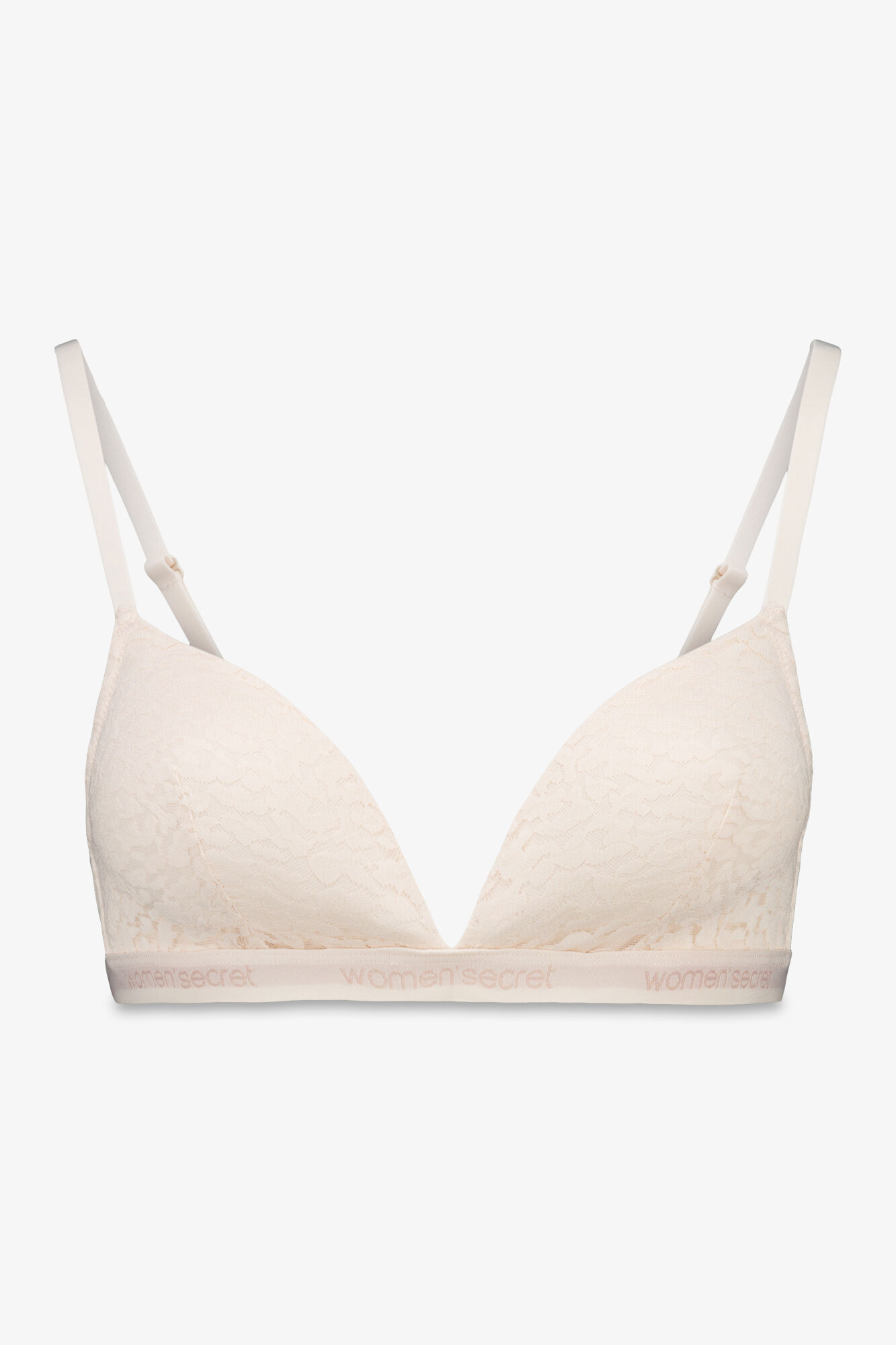 Women'secret Brasier brasier triangular con estampado animal CHARMING marfil