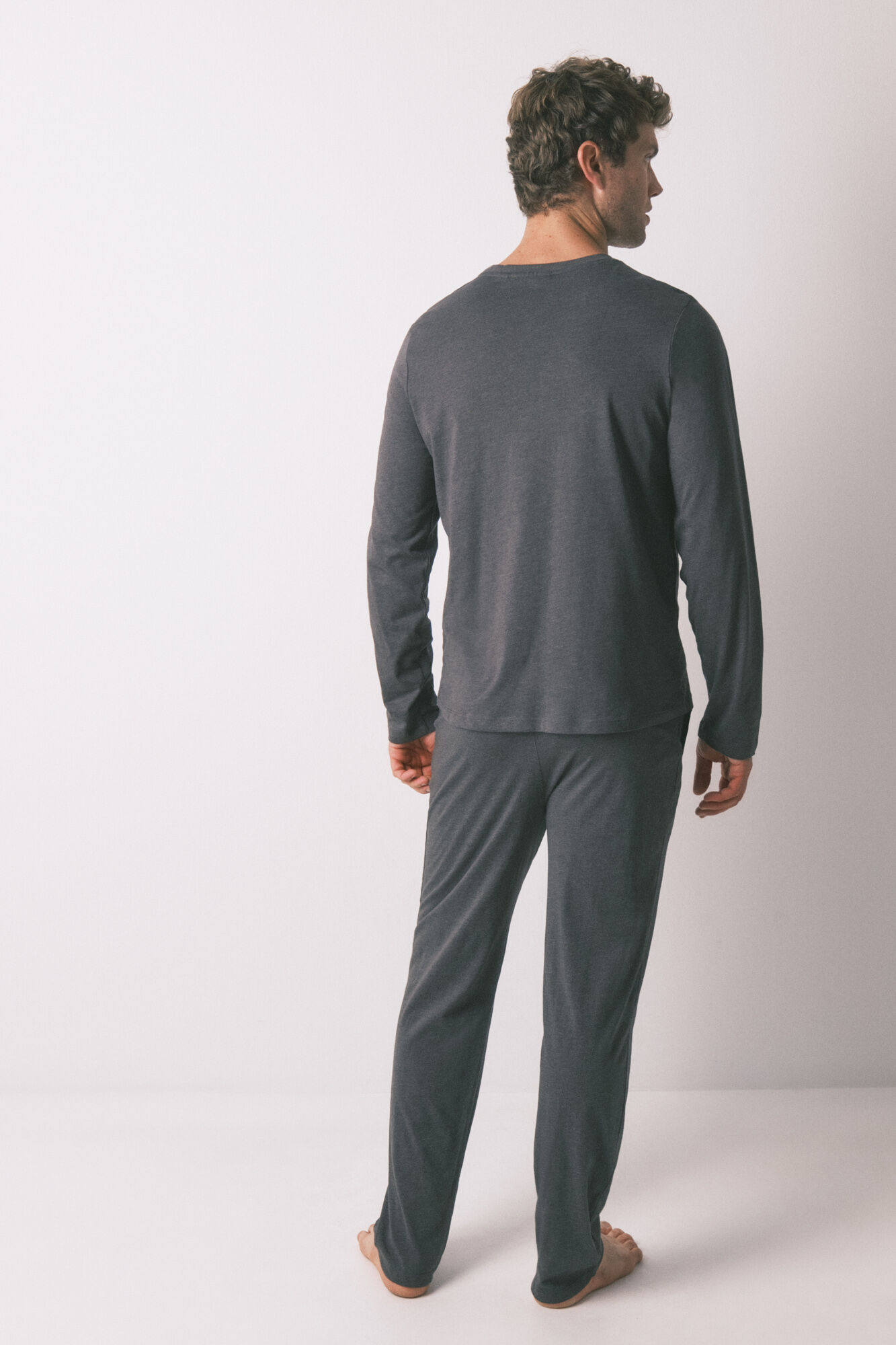 Women'secret Pijama larga algod&oacute;n Batman gris gris