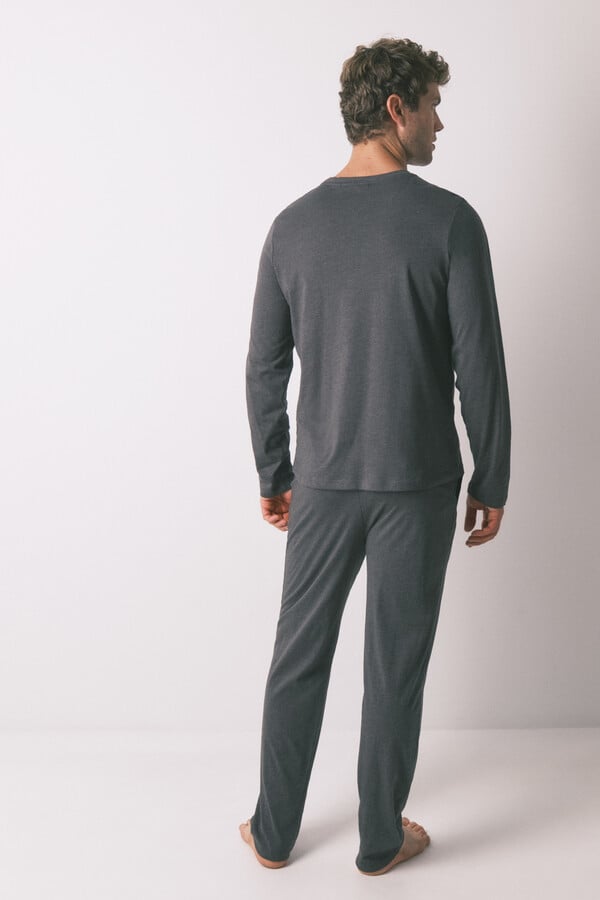 Women'secret Pijama larga algodón Batman gris gris