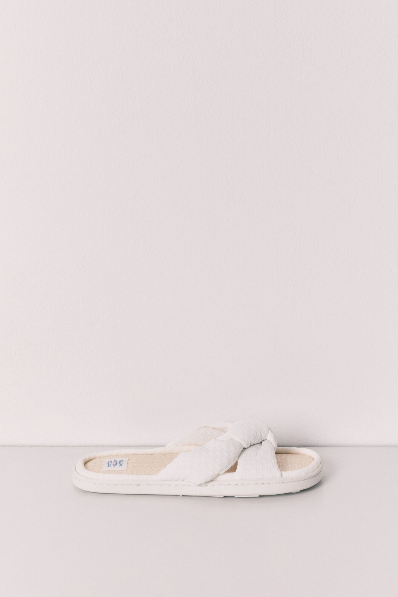 Women'secret Sandalias de nudo y rafia blanco