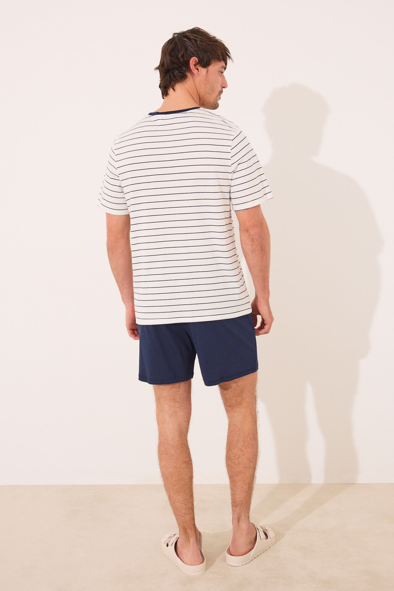 Women'secret Pijama marinero gris claro gris