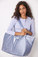 Womensecret Bolsa grande nylon azul morado/lila