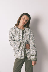 Women'secret Chamarra acolchada estampado Paisley estampado