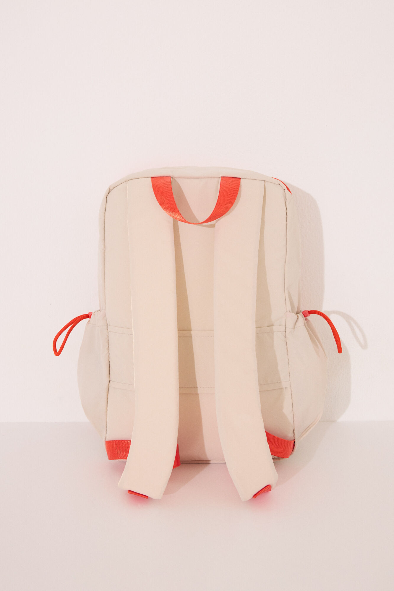 Women'secret Mochila de viaje de nailon beige  caf&eacute;